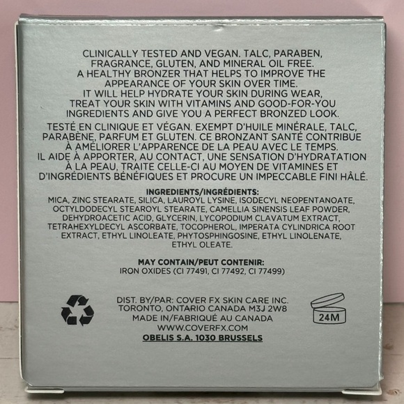 COVER FX Bronzer (Sunset) NIB 10 g / 0.35 oz - Picture 4 of 5